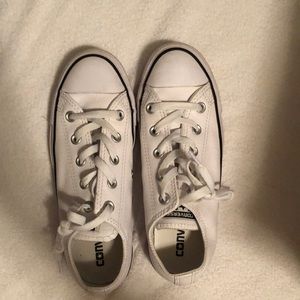 Leather converse